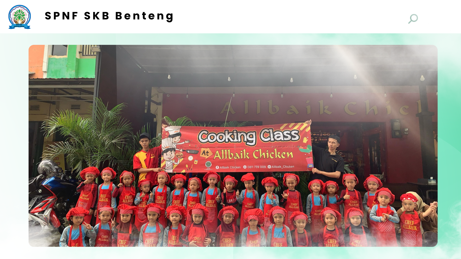 Anak-Anak PAUD SPNF SKB Bengkulu Tengah Antusias Ikuti Cooking Class di Albaik Chicken Bengkulu